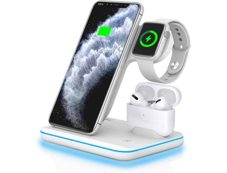 Cargador Inalámbrico CHRONUS WC8531125zx Blanco