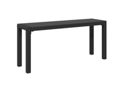 Maison Exclusive - Banco De Jardín Negro 100 X 28 X 45cm Acero