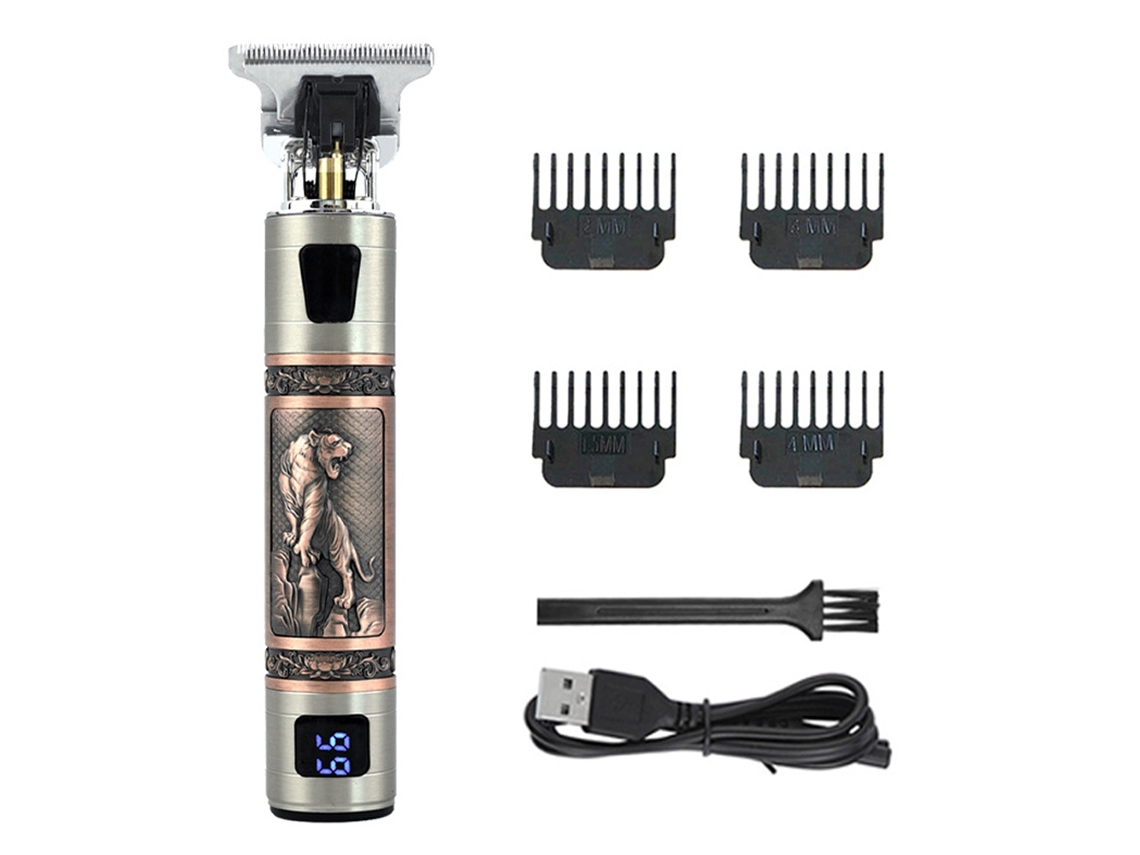 Cortapelos para hombres, cortapelos Profesional para peluquero, recortador de barba para hombres, inalámbrico JEDBESETZT