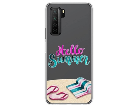 Carcasa Huawei P40 Lite 5G TUMUNDOSMARTPHONE Dibujos Transparente Multicolor
