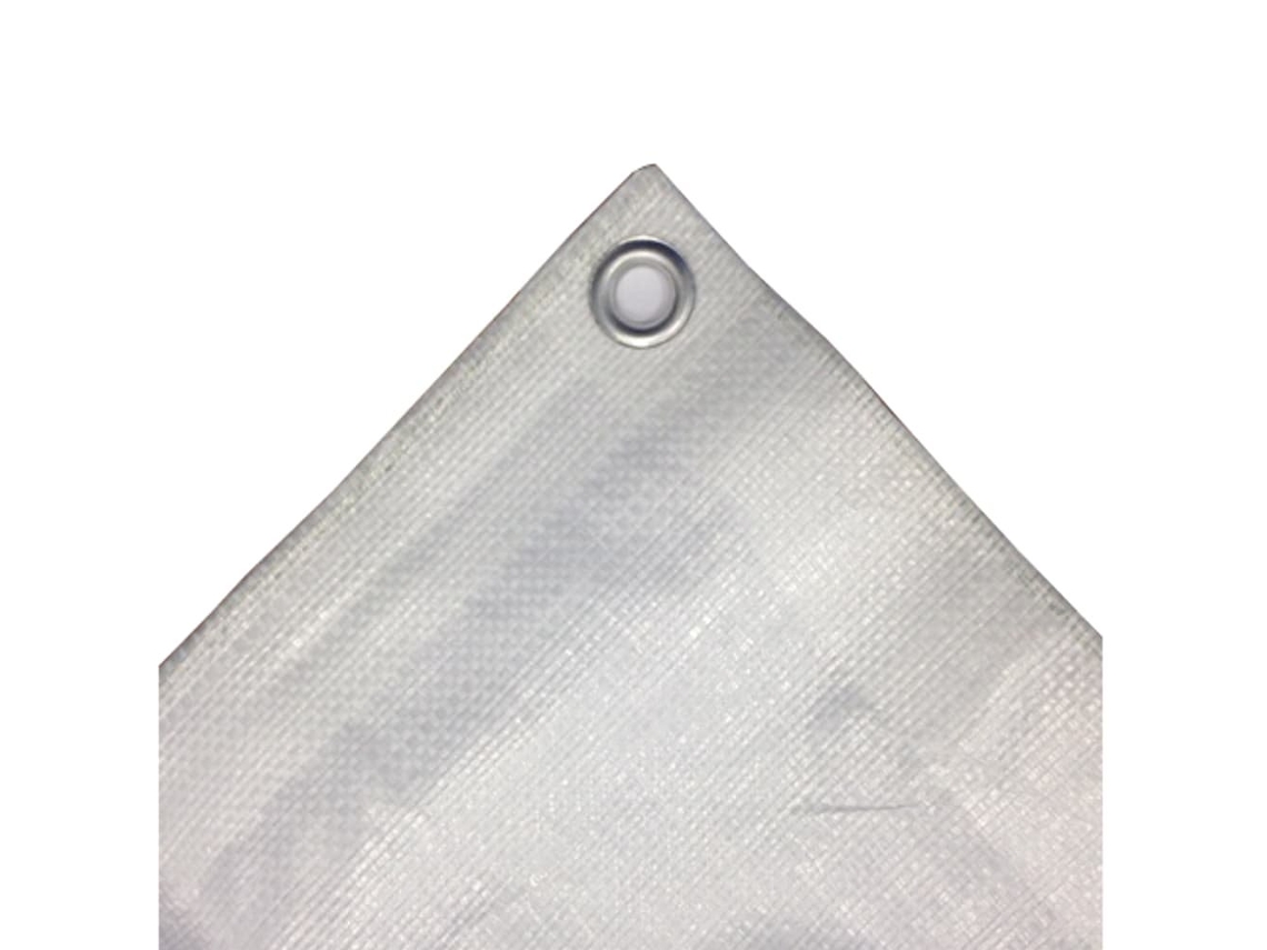 Lona de cobertura blanca de 6 x 12 m, 72 m², impermeable, resistente al desgarro y a los rayos UV, Boni Shop