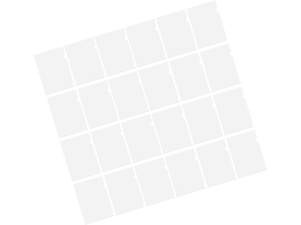 Juego De 40 Fundas De Plástico Transparente Para Archivadores.