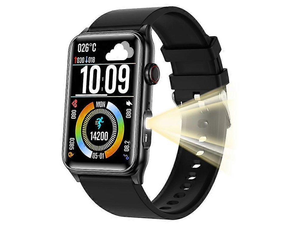 Pulsera inteligente G50 de 1,57 pulgadas con monitor de actividad física, llamadas Bluetooth y monitor de frecuencia cardíaca para bicicleta eléctrica Ly