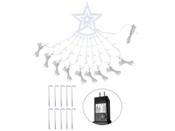 Luces De Cadena Led Estrella Para Decoración De Árbol De Navidad Jardín Exterior