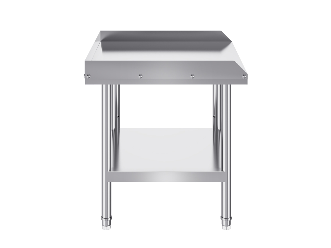 Mesa de trabajo Succebuy de acero inoxidable de 24 x 28 pulgadas, mesa de preparación de alimentos para restaurantes comerciales