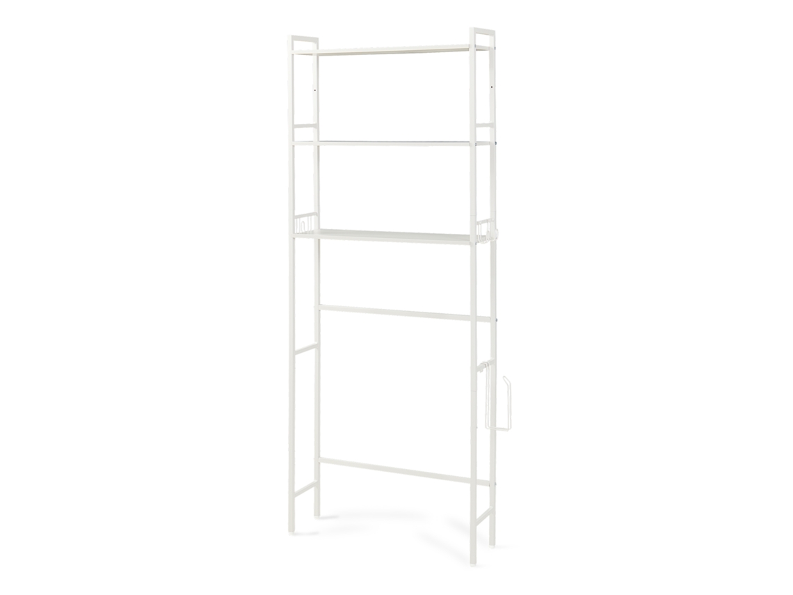 Mueble De Baño Sobre El Inodoro Ljukhobro Metal 164x64x20cm - Gris en.casa