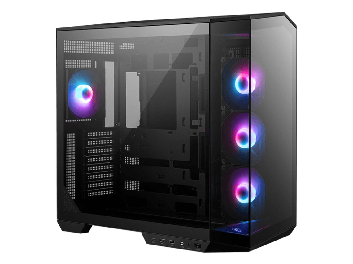 Caja Semitorre ATX MSI MAG PANO 100R PZ (Verde - Midi-Tower)