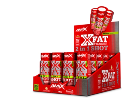 Complemento Alimentar AMIX X-Fat 2 In 1 Shot 20*60 Ml Fruity