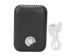 Secador De Pestañas Portátil Recargable Por Usb Con 3 Velocidades, Funcionamiento Silencioso Y Soporte Plegable - Negro