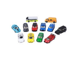 Juego de 12 coches deportivos a escala 1:60 de Ats, modelos de aleación, coches de juguete con retroceso.