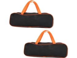 Juego de 2 bolsas organizadoras para utensilios de barbacoa, funda protectora para utensilios de barbacoa Gokoco