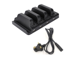 Estación De Carga Usb Multislot De 4 Ranuras, Base Organizadora Para Teléfonos Móviles