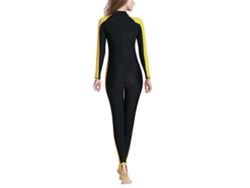 Traje de baño de talla grande para mujer, manga larga, protección solar, diseño de medusas, Rosewell