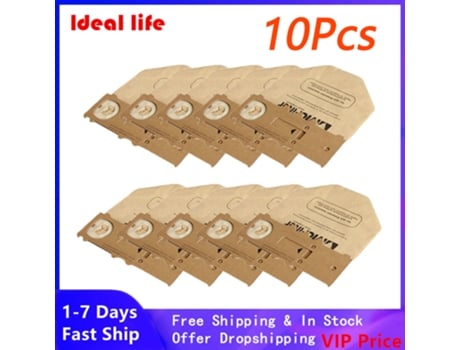 10 piezas de bolsas de filtro para aspiradora Vorwerk Kobold 130 131 Eb 350 351 para bolsas de filtro para aspiradora Vorwerk Kobold