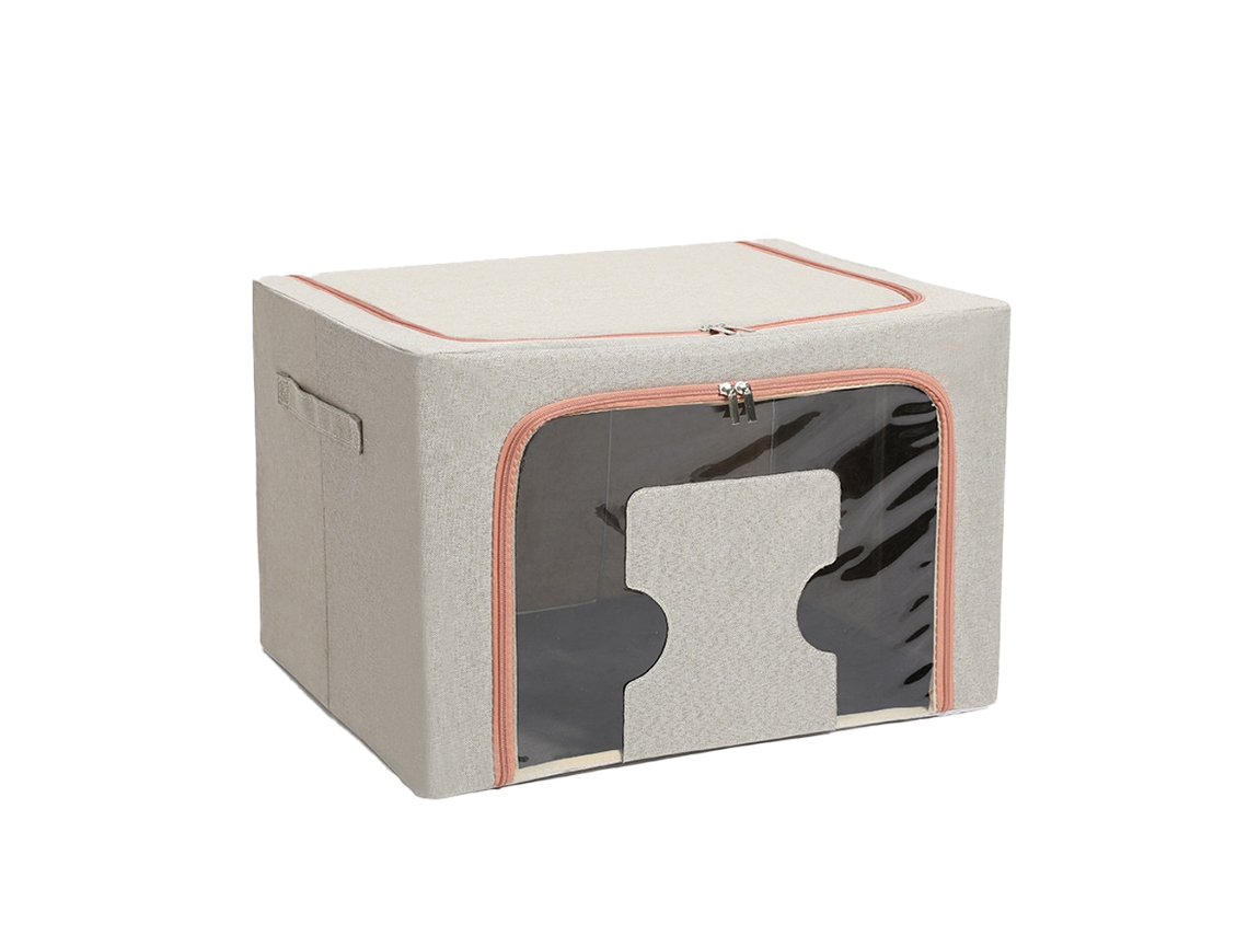 Organizador para ropa de cama, con cesto grande y patas Kofihety