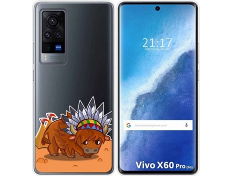 Carcasa Vivo X60 Pro 5G TUMUNDOSMARTPHONE Bufalo Multicolor