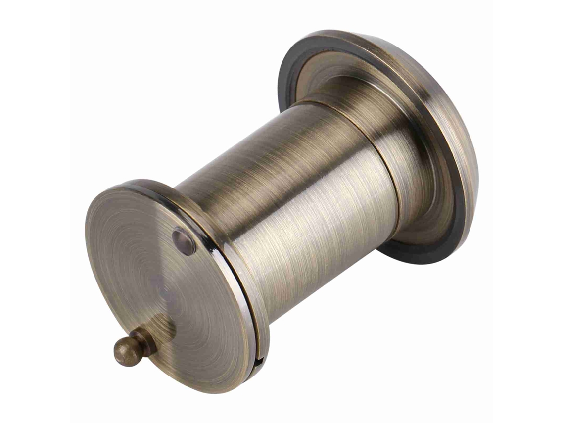 Mirilla Primerox de gran angular (220 grados), cristal óptico, seguridad residencial, color bronce.