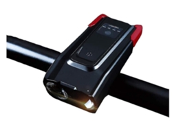 Luces de bicicleta 4000 mAh con bocina IPX8 para MTB, color rojo Yizhood