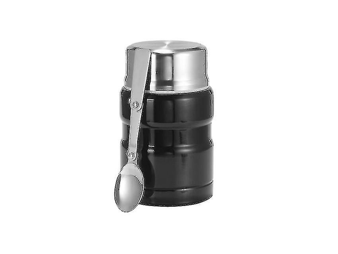 Fiambrera térmica de acero inoxidable para comida caliente con recipiente térmico de 500 ml y taza térmica, 1 pieza Ly Ebike