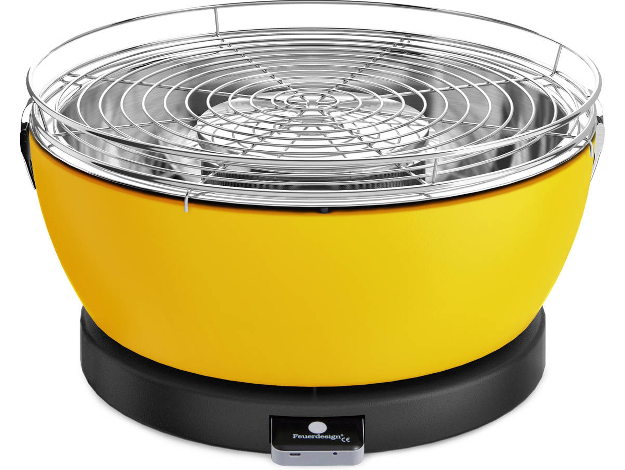 Barbacoa a Carbón FEUERDESIGN Vesuvio Amarillo