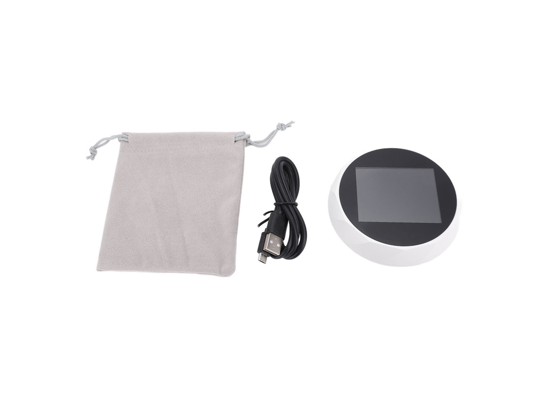 2026 Store-detector De Calidad Del Aire 5 En 1 Con Bluetooth, Batería 1500mah, Hcho, Pm2.5, Temperatura Y Humedad, Montable En Pared Y Portátil