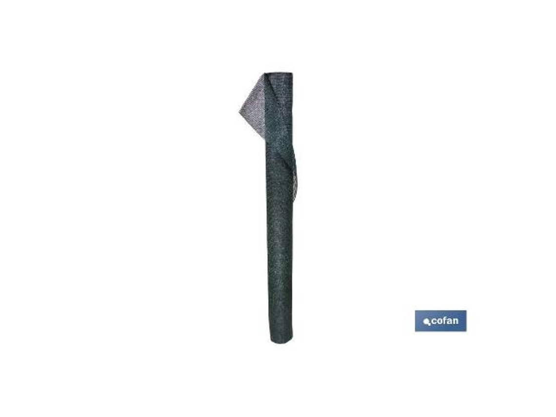 Malla sombreo verde oscuro 90% / 120 grs - 1,5 x 50 mts