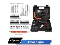 (juego De 47 Piezas) Juego De Destornilladores Eléctricos Portátiles Inalámbricos, 3,6 V, Equipado Con Batería De 1800 Mah