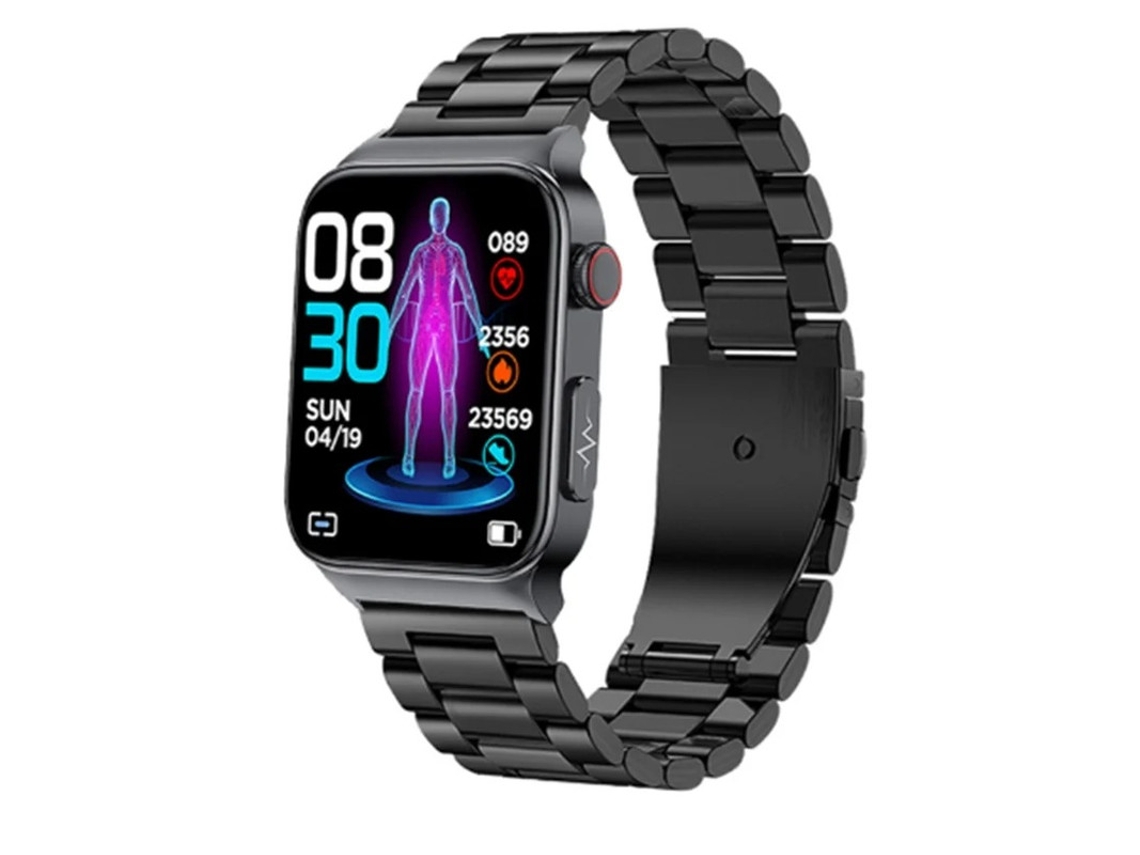 Reloj inteligente con Bluetooth y monitor de actividad física, monitor de ritmo cardíaco y oxígeno en sangre, resistente al agua. Bestvite