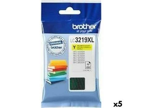 Cartucho De Tinta Original BROTHER Lc3219Xl Amarillo Mfcj 6530 6930 Dw/Mfcj5730Dw BROTHER