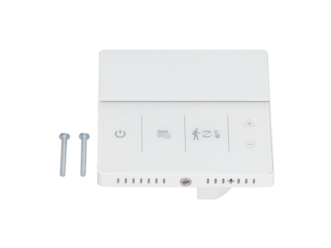 Termostato Inteligente Programable Con Control Por Voz Y Sensor 10k Para Caldera 230v Blanco