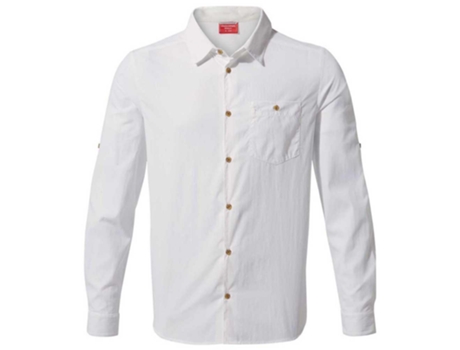 Camiseta de Hombre para Running GSA Orgánico Carrera Algodón Orgánico Beige (M)