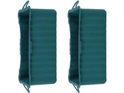 Bandeja De Silicona Reutilizable Para Grasa, Placa Calefactora, Bandeja Para Aceite De Parrilla Para Camping, 2 Piezas