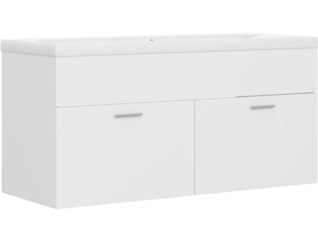 Mueble con Lavabo VIDAXL Aglomerado Blanco