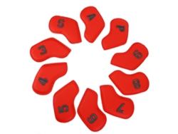 2026-10 Fundas Para Cabeza De Palos De Golf De Pu Resistente A La Fricción Protectora Estilo Moderno Portátiles Para Entrenamiento