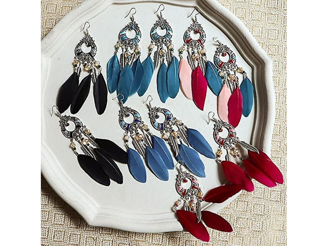 2026-aros De Plumas Unicos Elegantes Y Lindos Para Regalo Diario Moda Atractivos