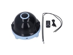 Máquina de pular corda elétrica automática e ajustável BJ com controle remoto inteligente Bluetooth e luz azul.