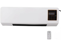 Ventilador, Enfriador De Aire Montado En La Pared, Ventilador De Calentador Pequeño Con Visualización Digital, Control