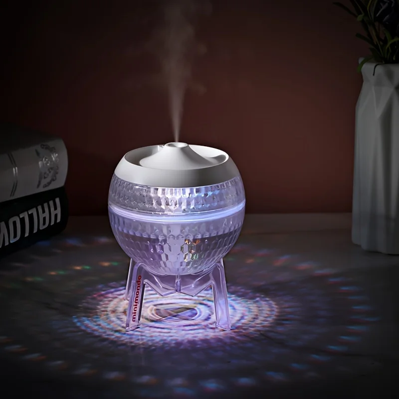 (blanco) Un Humidificador De La Marca Planet De 350 Ml, Funcionamiento Silencioso.