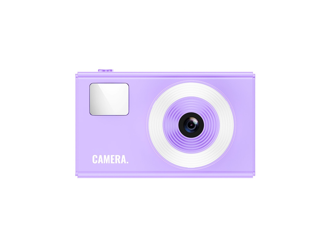 Cámara digital retro CCD, cámara vintage 1080P para adolescentes, tarjeta SD de 32 GB, zoom 16x (PÚRPURA) CHRONUS
