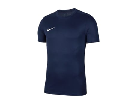 Camiseta NIKE Poliéster Hombre (L - Azul)