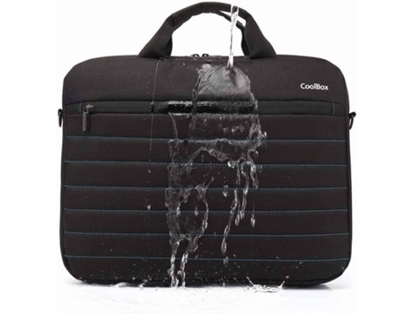 De Transporte Para ordenador portátilultrabook 14 impermeable coolbox negro coobag141n 39cm x 31cm con asa y correa. tejido color