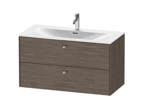 Mueble DURAVIT Brioso bajo lavabo montado en la pared 102,0 x 47,9 cm 2 cajones incl. recorte de sifón y delantal para lavabo Viu 234410