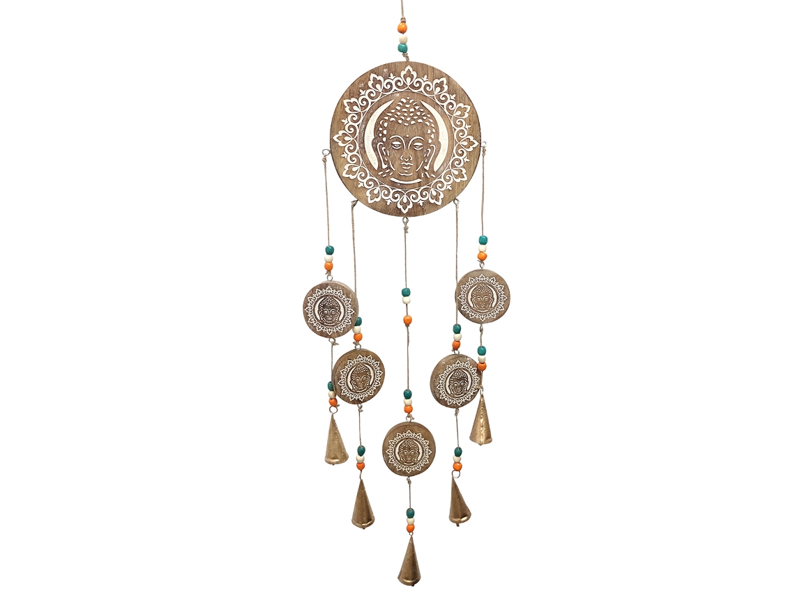 ORIGEN Home Decor - Colgante Buda Decoracion Colgantes Marrón - 92x3x20 cm