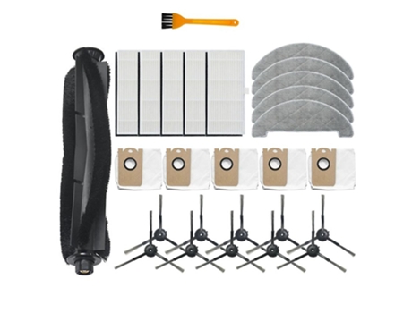 27 pçs escova principal saco de pó esfregona escova lateral filtro para xiaomi viomi s9