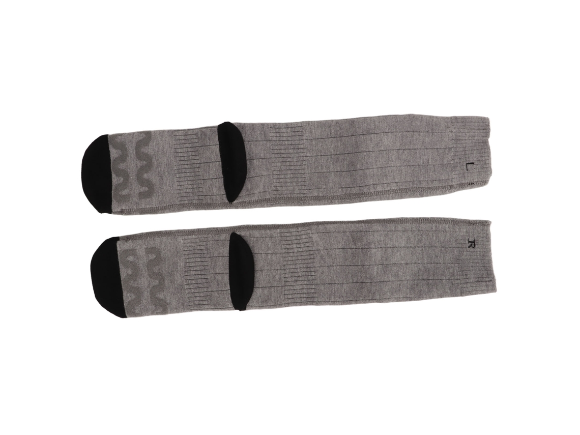 Calcetines Calefactables Eléctricos Cómodos Y De Secado Rápido Para Invierno, Color Gris, Unisex.