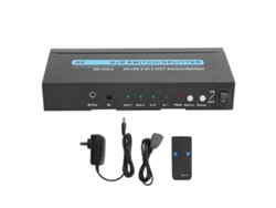 Conmutador Hdmi 2 Entradas 2 Salidas 4k Sincronización De Audio Splitter De Interfaz Multimedia Hd