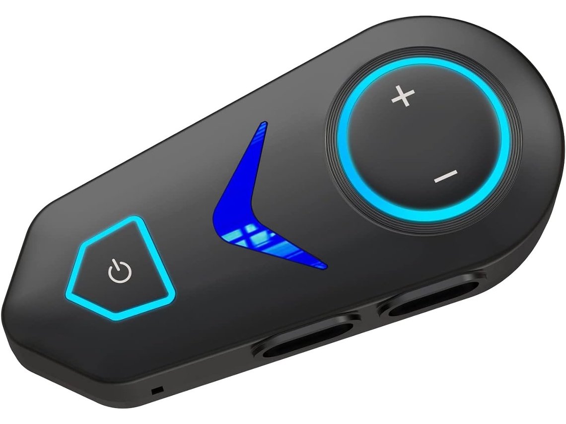 1 Juego De Auriculares Bluetooth Para Motocicleta Z19 Para Llamadas (sin Batería De 1100 Mah) Con Micrófono Con Cable.