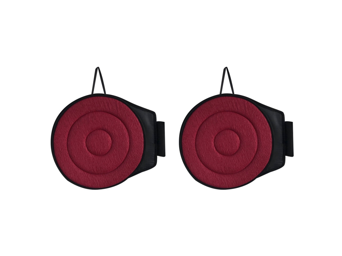 Kit con 2 cojines giratorios de 360°, asiento giratorio para automóviles, sillas de oficina y uso doméstico, ideal para personas mayores (40 cm).