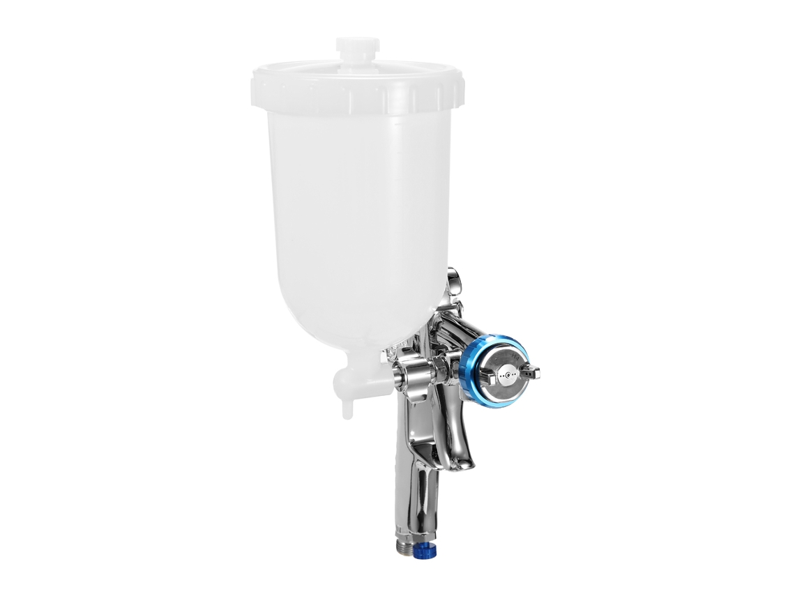 Máquina Profesional Manual De Acero Inoxidable Para Pintar Con Pistola De Aire Comprimido Y Depósito De Alimentación Por Gravedad Para Proyectos De Bricolaje.