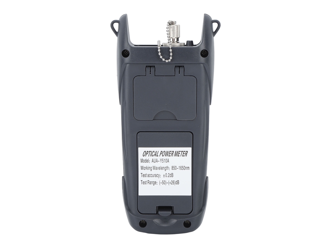 Medidor De Potencia De Fibra Óptica De -50 A +26 Dbm, 10 Longitudes De Onda, Probador De 2,5 Mm Con Luz Led.